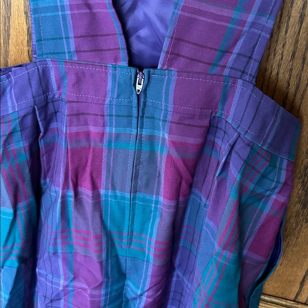 1970’s Vintage Pendleton Tartan Pinafore Jumper - Picture 4 of 5